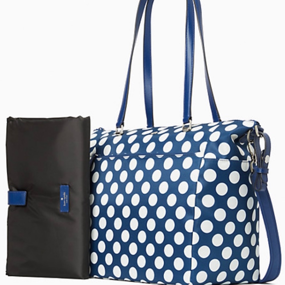 Kate Spade Jae Seaside Dot Baby Bag NWT